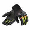 REV'IT! Gloves Metric, Zwart-Fluor (Afbeelding 1 van 2)