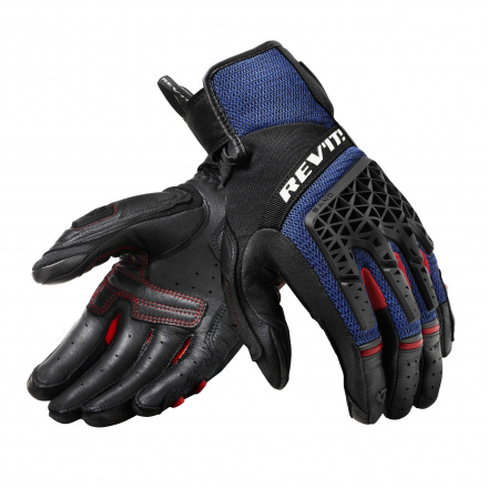 REV'IT! Gloves Sand 4, Zwart-Blauw (1 van 2)