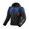 REV'IT! Jacket Quantum 2 H2O, Zwart-Blauw (Afbeelding 1 van 2)