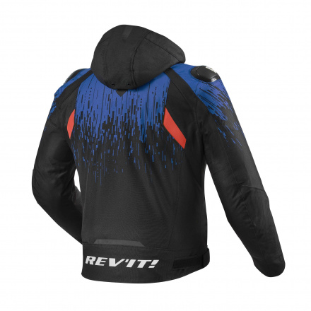 REV'IT! Jacket Quantum 2 H2O, Zwart-Blauw (2 van 2)