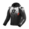 REV'IT! Jacket Quantum 2 H2O, Zwart-Wit (Afbeelding 1 van 2)