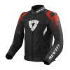 REV'IT! Jacket Quantum 2 Air, Zwart-Rood (Afbeelding 1 van 2)