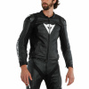 Dainese SPORT PRO LEATHER JACKET, Zwart-Wit (Afbeelding 3 van 4)