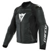 Dainese SPORT PRO LEATHER JACKET, Zwart-Wit (Afbeelding 1 van 4)