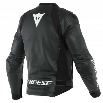 Dainese SPORT PRO LEATHER JACKET, Zwart-Wit (2 van 4)