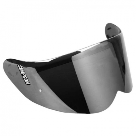 Simpson Visor Iridium Silver, Zilver (2 van 2)