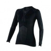 D-CORE THERMO TEE LS LADY - Zwart-Antraciet