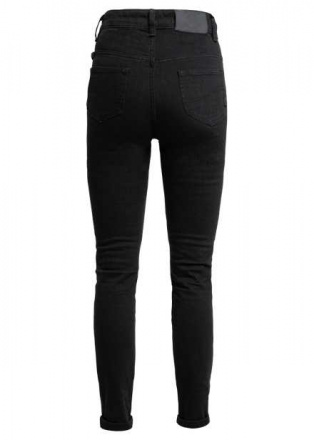 John Doe Luna High Mono Jeans, Zwart (3 van 3)