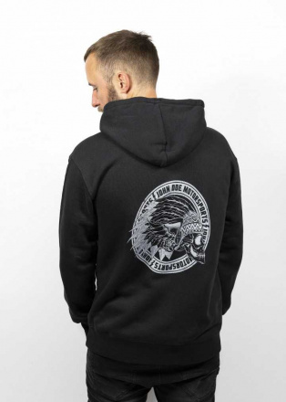 John Doe Hoodie Indian V2.0, Zwart (3 van 3)