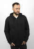 John Doe Zip Hoodie Cross, Zwart (Afbeelding 1 van 3)