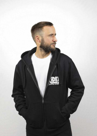 John Doe Zip Hoodie Ride, Zwart (3 van 3)