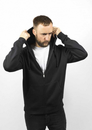 John Doe Zip Hoodie Braaap, Zwart (3 van 3)