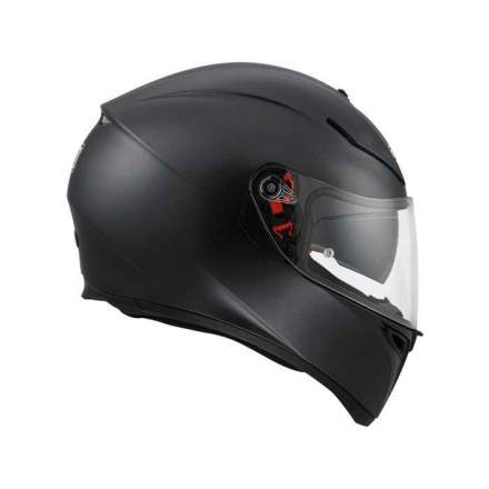 AGV K3 SV E2205 Solid MLPK Integraalhelm, Mat Zwart (2 van 2)