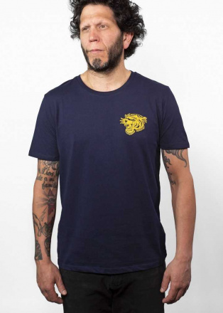 John Doe T-Shirt Tiger, Donkerblauw (1 van 2)