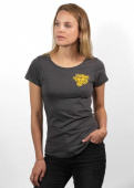 T-Shirt Tiger Dames - Grijs