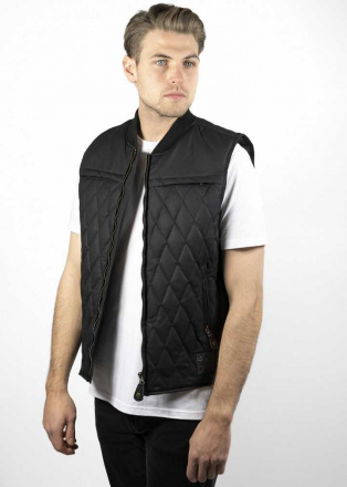 John Doe Lowrider Wax Vest, Zwart (1 van 3)