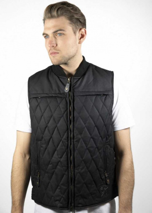 John Doe Lowrider Wax Vest, Zwart (3 van 3)