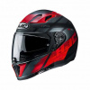 HJC Motorhelm , I70 Reden, Zwart-Rood (Afbeelding 1 van 3)