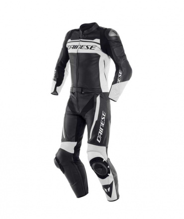 Dainese MISTEL 2PCS LEATHER SUIT, Mat Zwart-Wit (2 van 2)