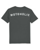 Motoholic vrijetijds T-shirt, Antraciet (Afbeelding 2 van 3)