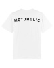 Motoholic vrijetijds T-shirt, Wit (Afbeelding 1 van 4)