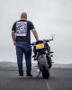 Motoholic vrijetijds T-shirt, Zwart met print (Afbeelding 6 van 8)