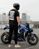 Motoholic vrijetijds T-shirt, Zwart met print (Afbeelding 7 van 8)