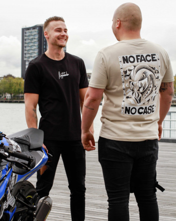 Motoholic vrijetijds T-shirt, Desert Dust met print (3 van 6)