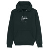 Motoholic vrijetijds Hoodie, Zwart met print (Afbeelding 1 van 7)