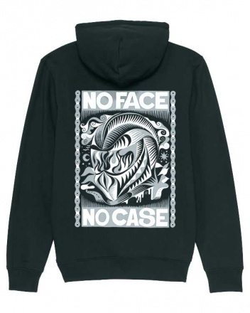 Motoholic vrijetijds Hoodie, Zwart met print (2 van 7)