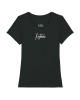 Motoholic vrijetijds T-shirt dames, Zwart (Afbeelding 1 van 2)