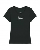 vrijetijds T-shirt dames - Zwart