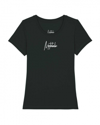 Motoholic vrijetijds T-shirt dames, Zwart (1 van 2)
