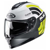 Motorhelm , C70 Curves - Grijs-Geel