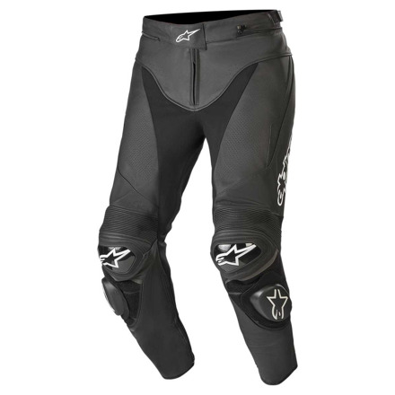 Alpinestars Track V2 Leren Motorbroek, Zwart (1 van 1)