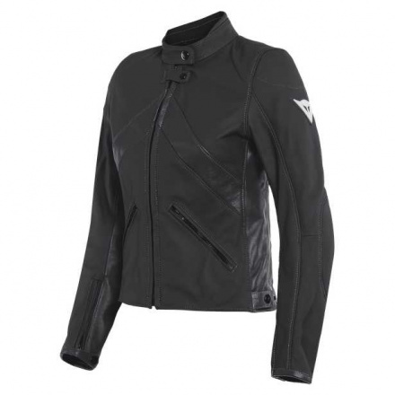 Dainese SANTA MONICA LADY LEATHER JACKET, Zwart (2 van 2)