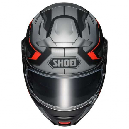 Shoei Neotec 2 Respect Systeemhelm, Mat Zwart-Antraciet-Rood (3 van 3)