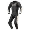 Alpinestars GP Force Chaser leren motorpak 2-delig, Zwart-Wit (Afbeelding 1 van 2)