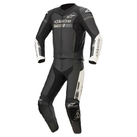 Alpinestars GP Force Chaser leren motorpak 2-delig, Zwart-Wit (1 van 2)