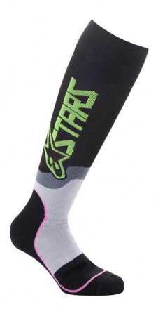 YOUTH MX PLUS-2 SOCKS - Zwart-Groen-Roze