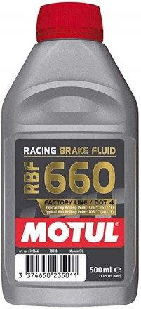 Motul MOTUL DOT 4 RBF 660 Racing Brake Fluid - 500ml (10166), N.v.t. (1 van 1)
