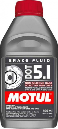 Motul MOTUL DOT 5.1 Brake Fluid - 500ml (10095), N.v.t. (1 van 1)