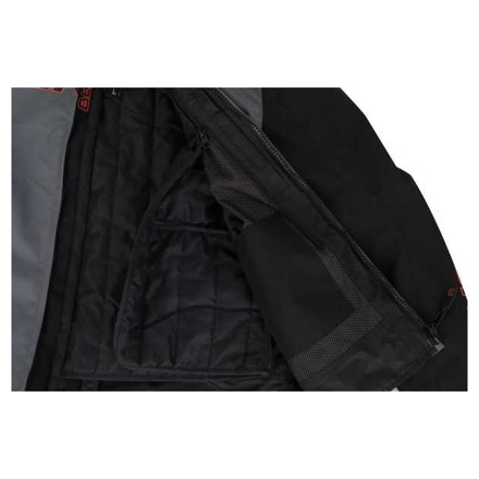 Bering MACEO Jacket (BTB117), Zwart-Grijs-Rood (3 van 3)