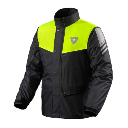 REV'IT! Rain Jacket Nitric 3 H2O, Zwart-Neon Geel (1 van 2)