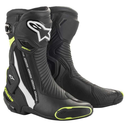 Alpinestars SMX PLUS V2 BOOTS, Zwart-Wit-Fluor (1 van 1)