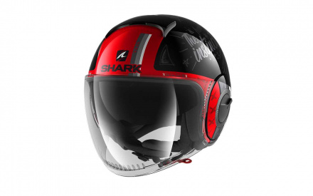 Shark SHARK SHARK NANO TRIBUTE RM, Zwart-Wit-Rood (1 van 5)