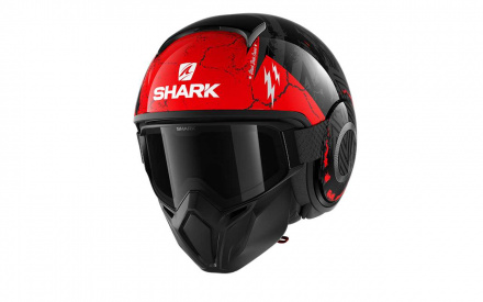 SHARK STREET DRAK CROWER - Zwart-Antraciet-Rood