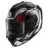 Shark SHARK SPARTAN GT REPLIKAN MAT, Zwart-Wit-Rood (Afbeelding 1 van 3)