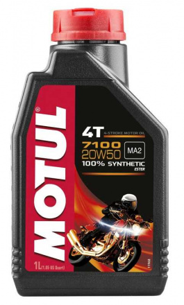 Motul MOTUL 7100 4T Motorolie - 20W50 1L (10410), N.v.t. (1 van 1)