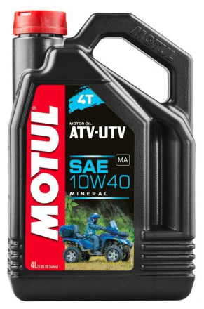Motul MOTUL ATV-UTV 4T Motorolie - 10W40 4L (10587), N.v.t. (1 van 1)